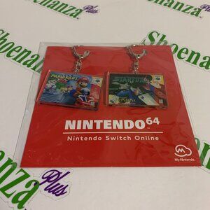 My Nintendo Rewards Nintendo 64 Switch Online Key Chains Mario Kart Star Fox